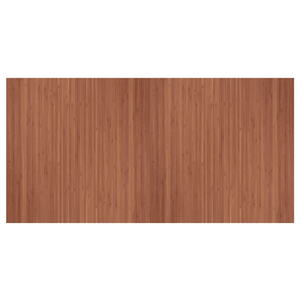 vidaXL Alfombra rectangular bambú marrón 100x200 cm