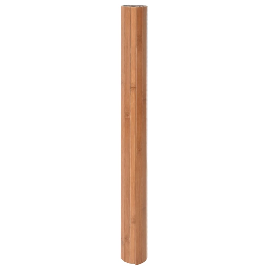 vidaXL Alfombra rectangular bambú color natural 100x300 cm