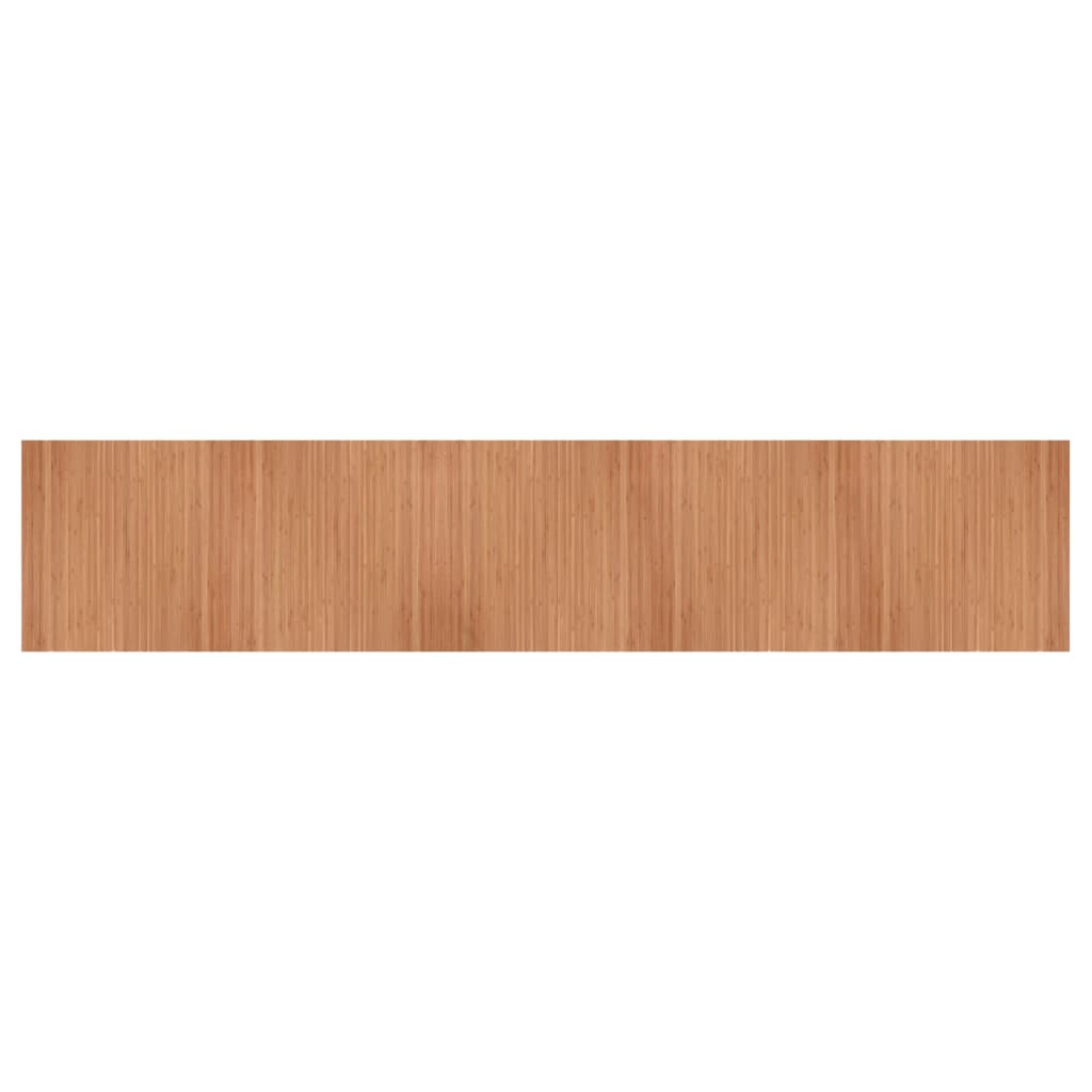 vidaXL Alfombra rectangular bambú color natural 100x500 cm