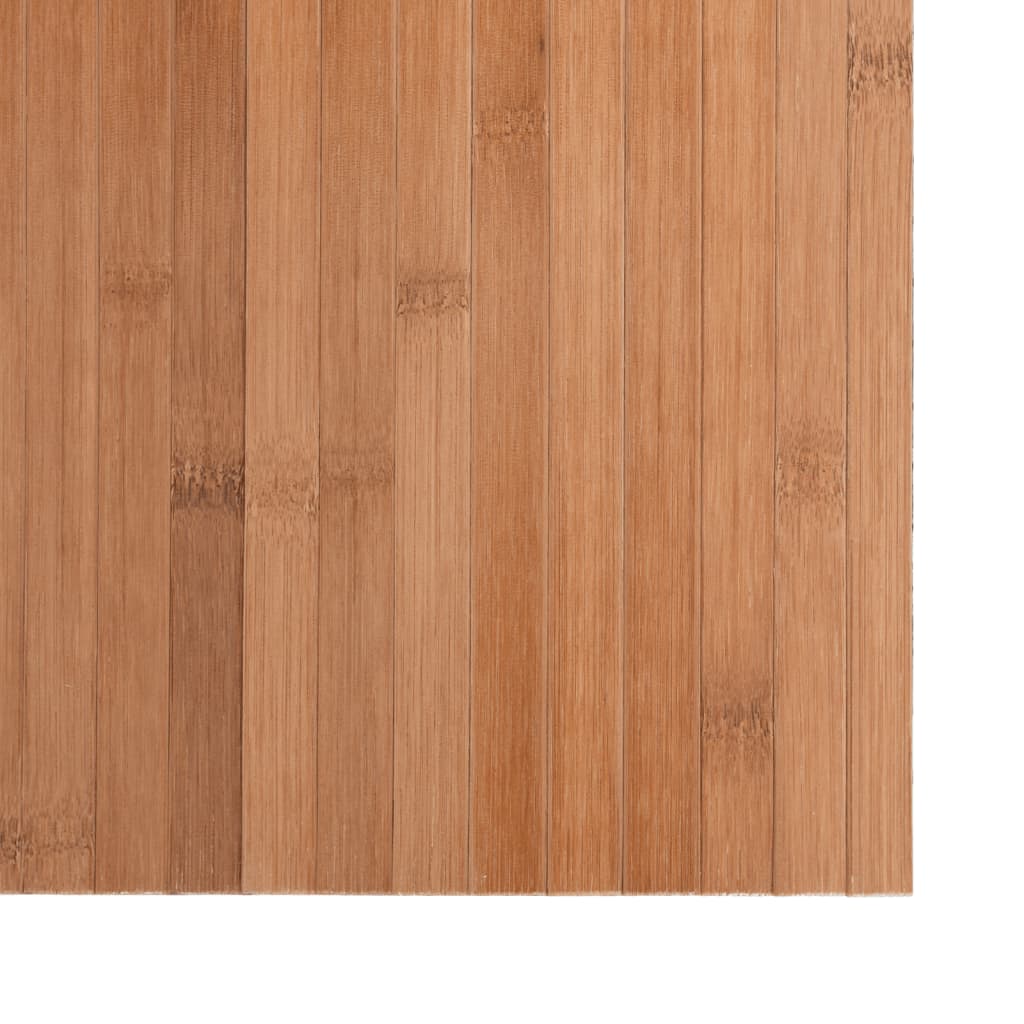 vidaXL Alfombra rectangular bambú color natural 100x500 cm