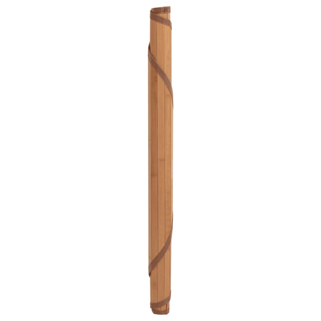 vidaXL Alfombra redonda bambú color natural 100 cm