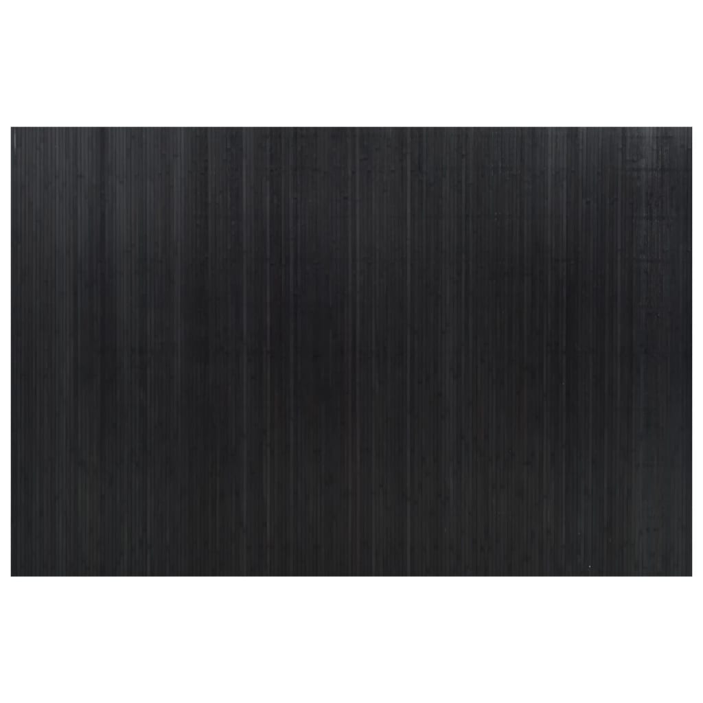 vidaXL Biombo divisor de bambú negro 165x250 cm