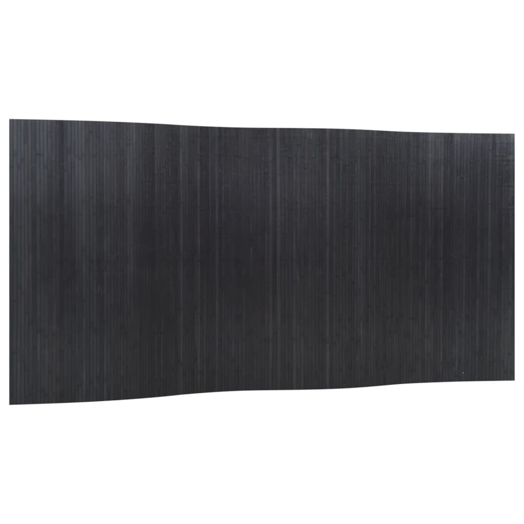 vidaXL Biombo divisor de bambú gris 165x400 cm