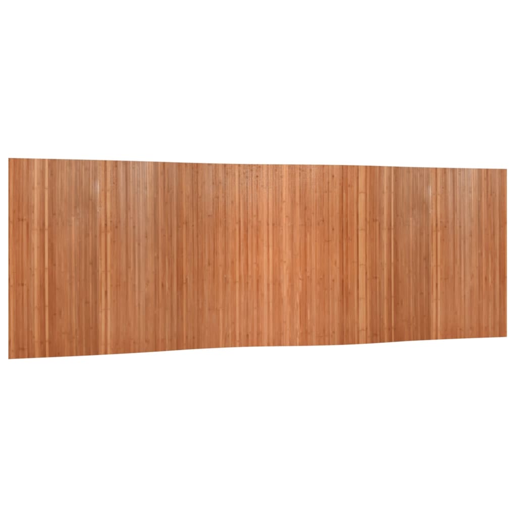 vidaXL Biombo divisor de bambú marrón 165x600 cm