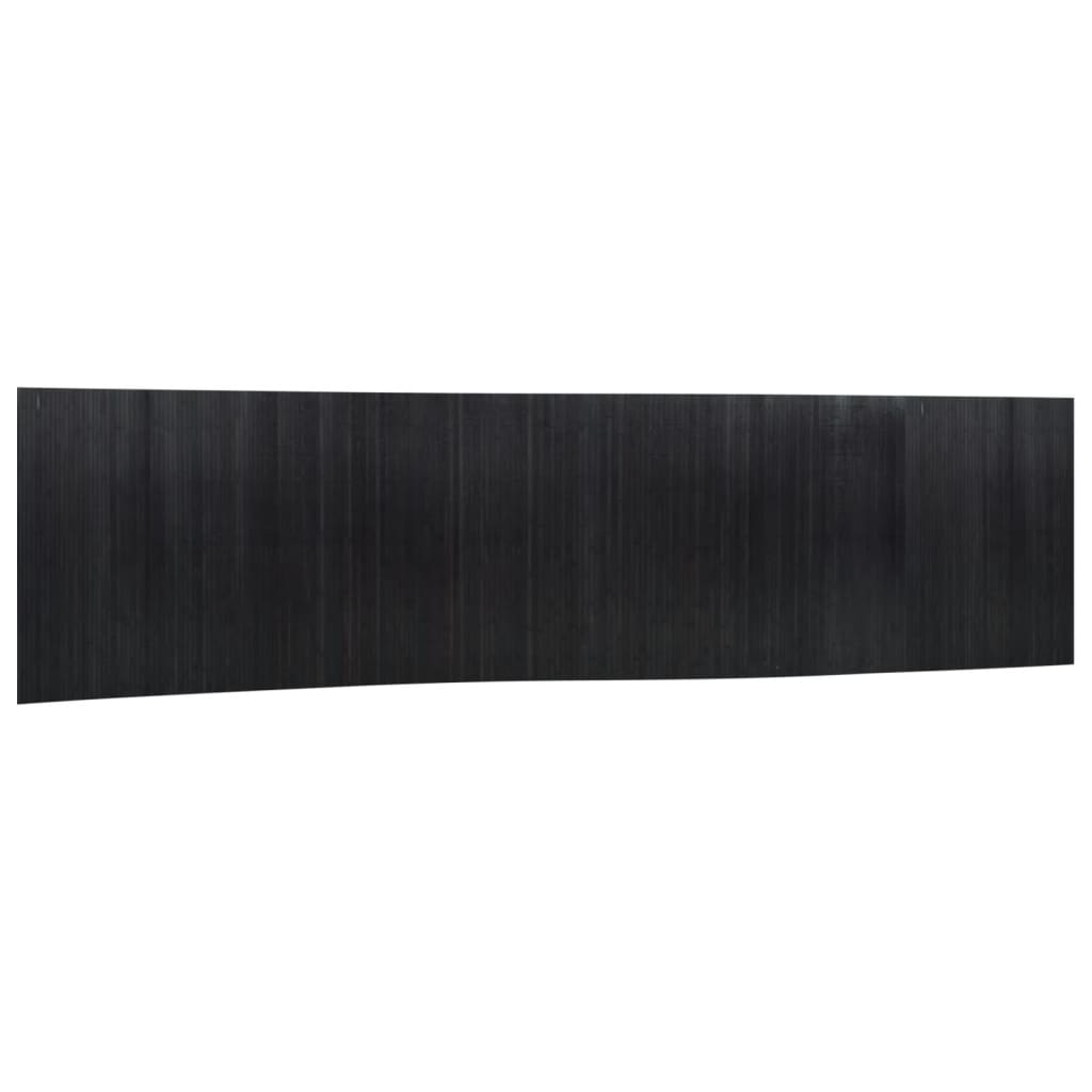 vidaXL Biombo divisor de bambú negro 165x800 cm