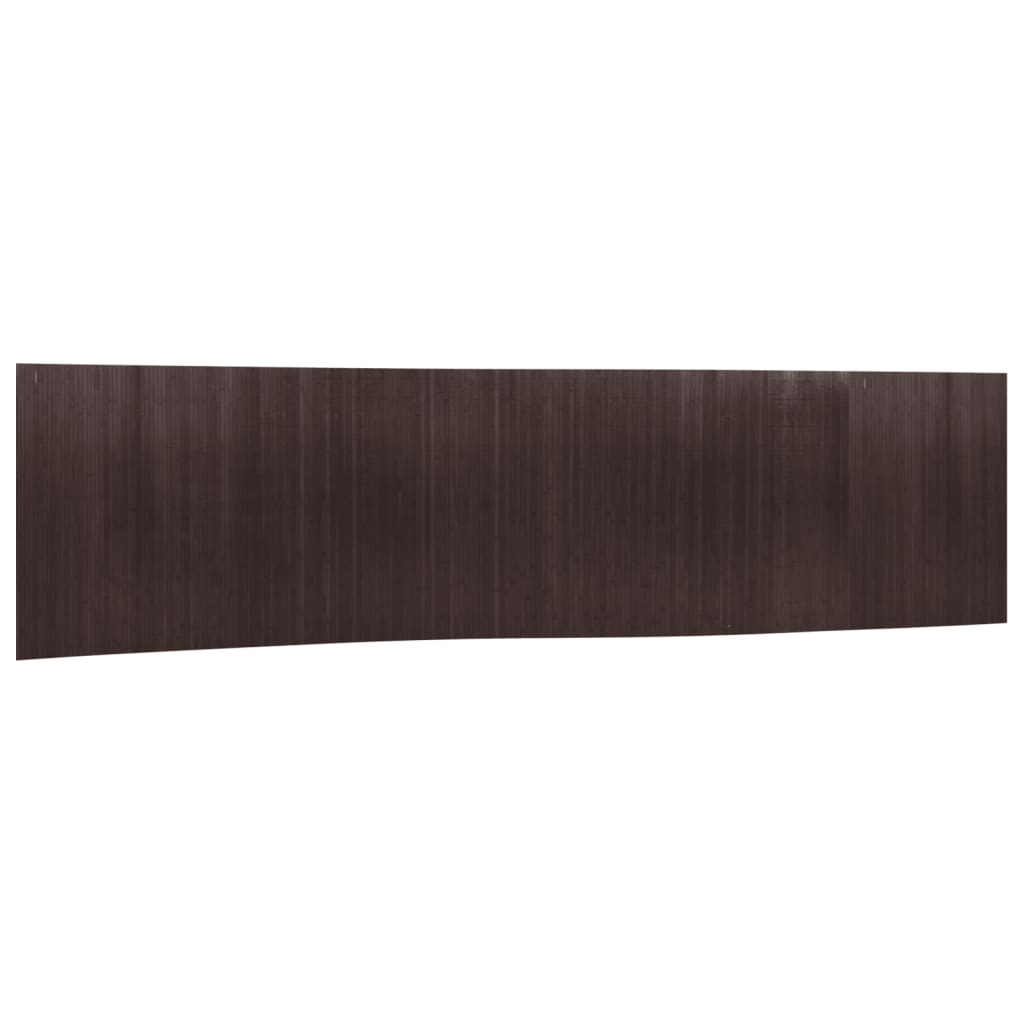 vidaXL Biombo divisor de bambú marrón oscuro 165x800 cm