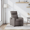 vidaXL Sillón reclinable de tela gris taupe