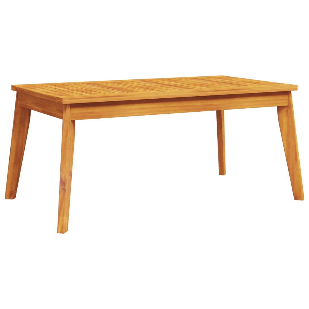 vidaXL Mesa de comedor de jardín madera maciza de acacia 100x55x45 cm