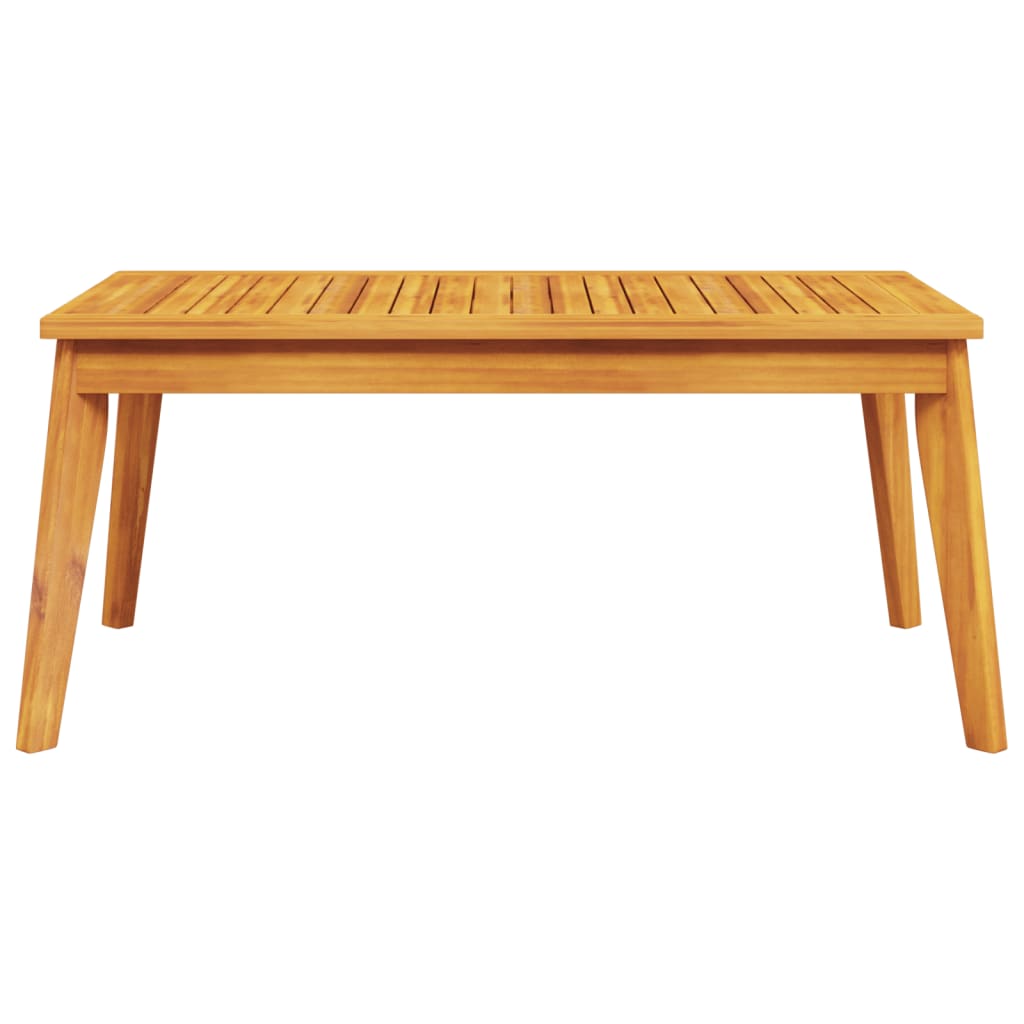 vidaXL Mesa de comedor de jardín madera maciza de acacia 100x55x45 cm