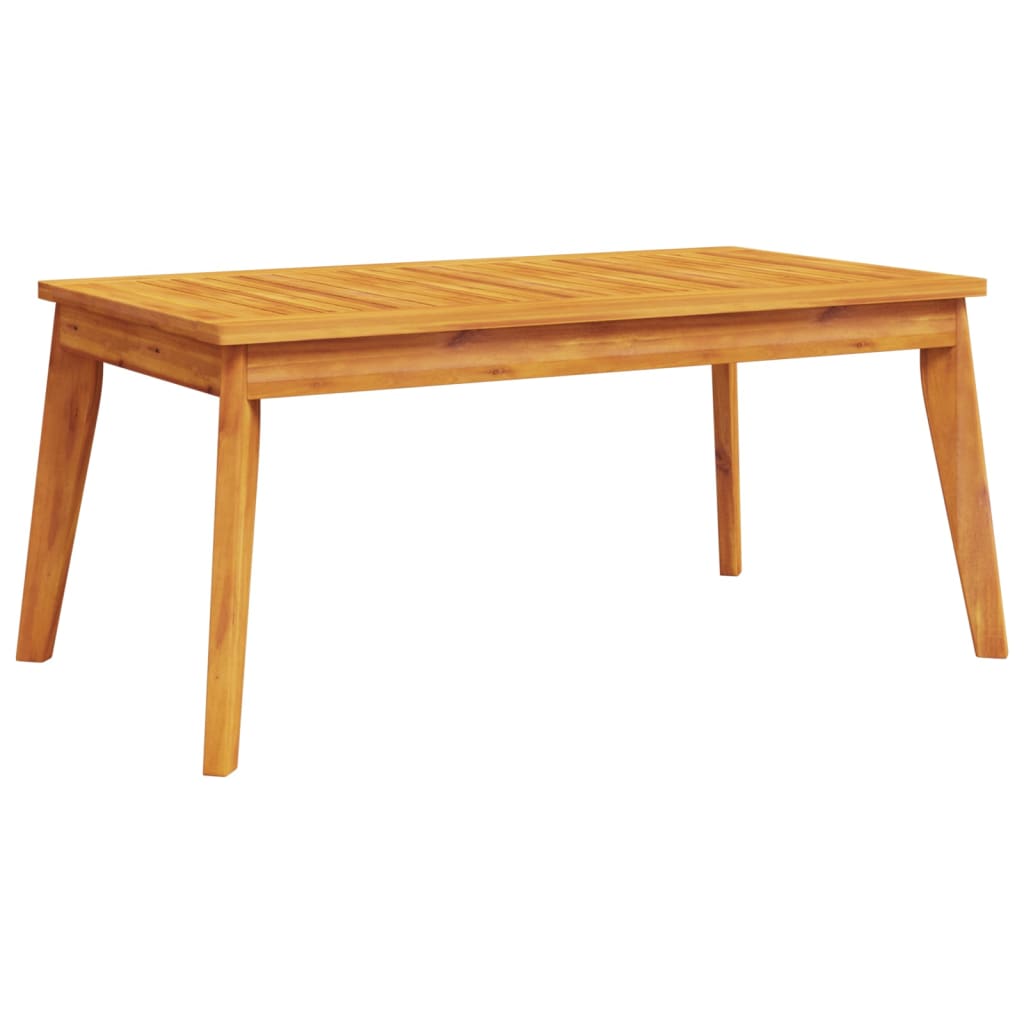 vidaXL Mesa de comedor de jardín madera maciza de acacia 100x55x45 cm