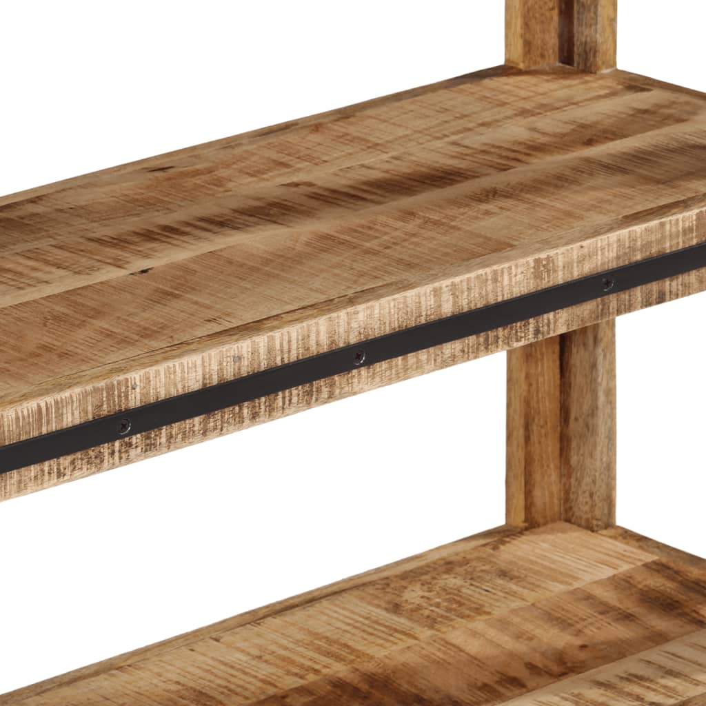 vidaXL Mesa consola de madera maciza de mango 100x35x75 cm