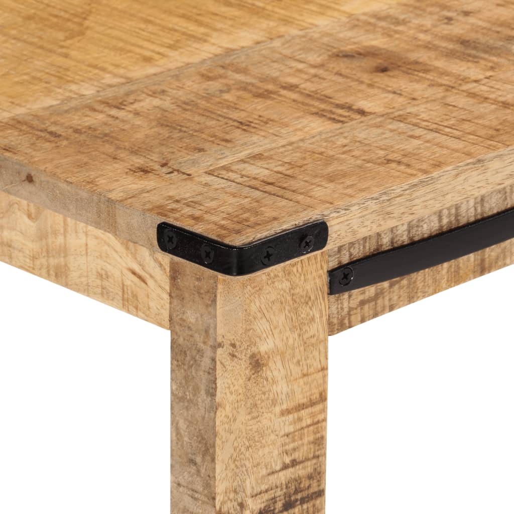 vidaXL Mesa consola de madera maciza de mango 100x35x75 cm