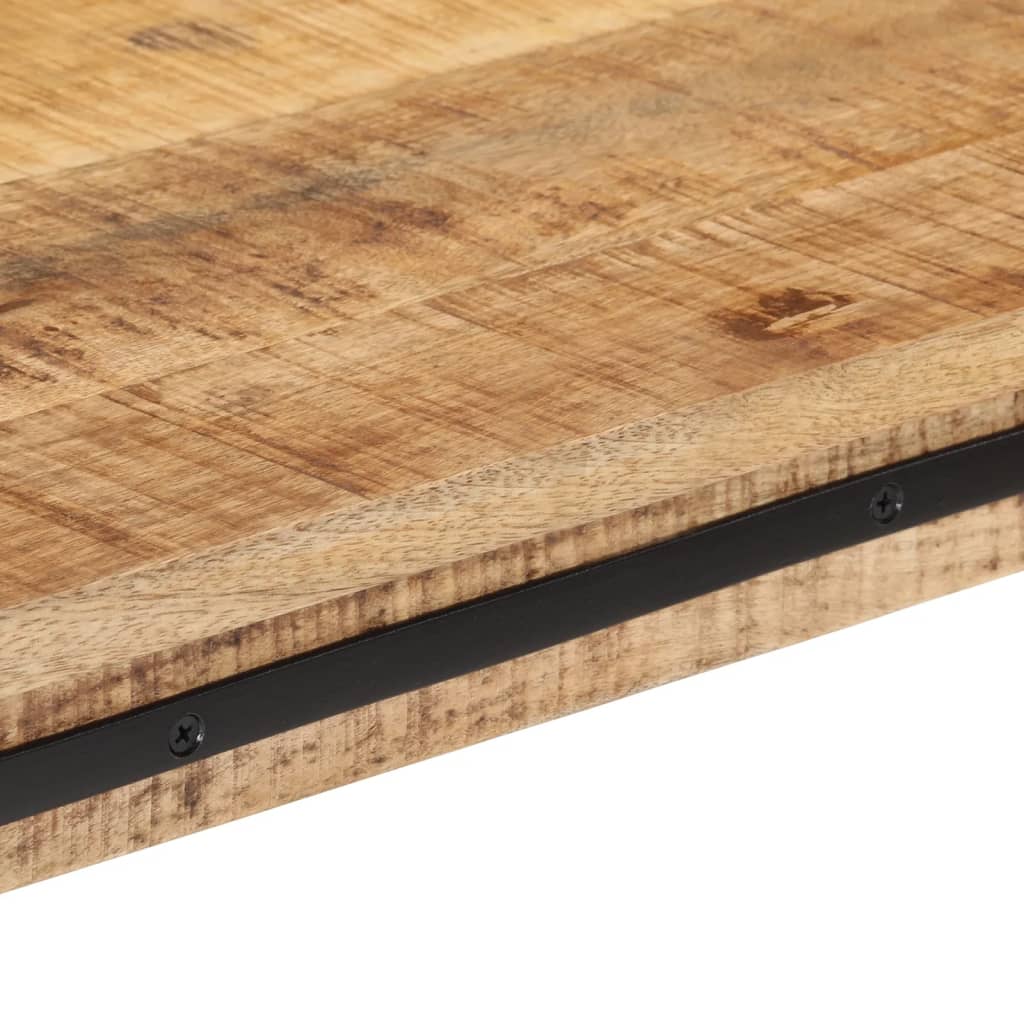 vidaXL Mesa consola de madera maciza de mango 100x35x75 cm