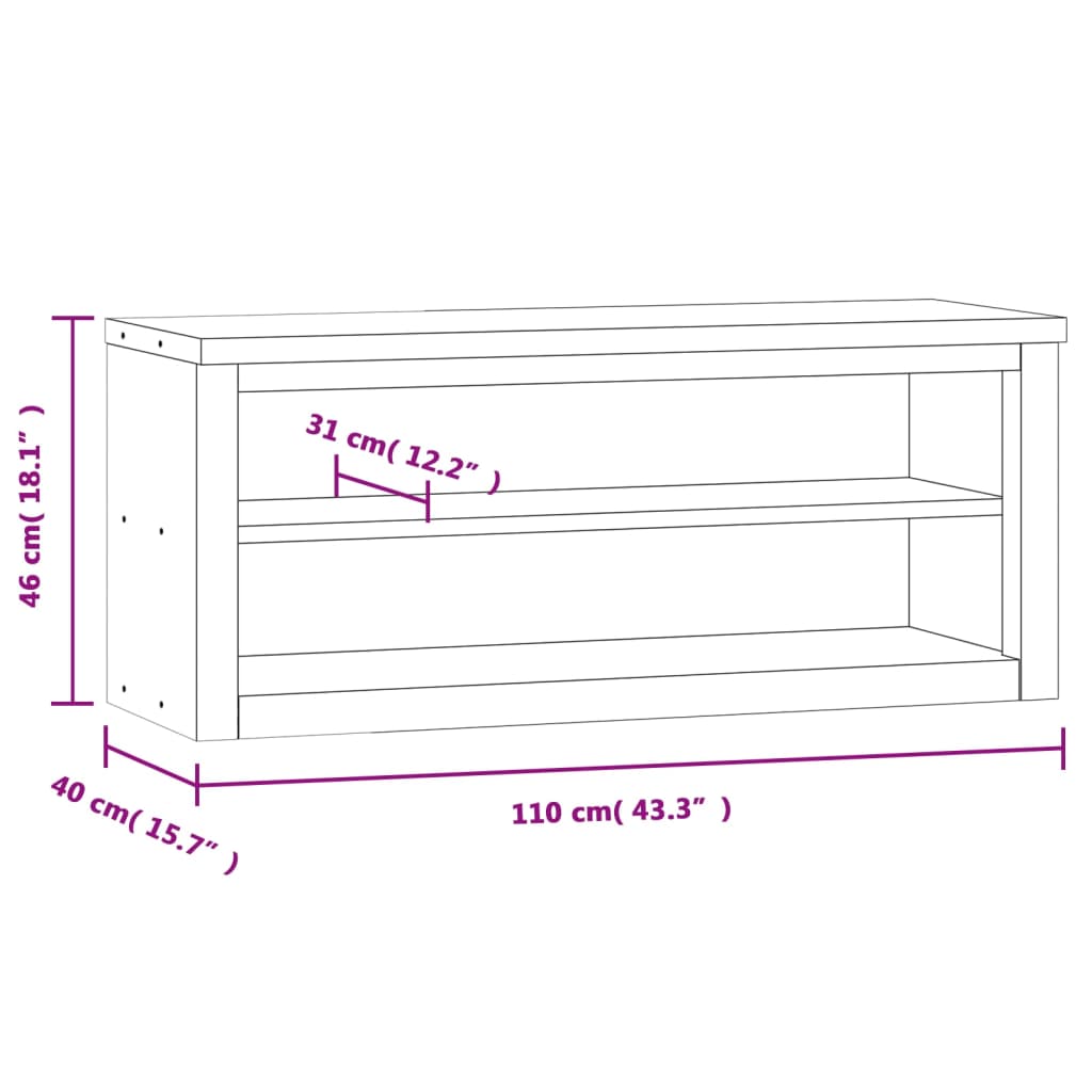 vidaXL Armario de pared de cocina con estante acero inoxidable