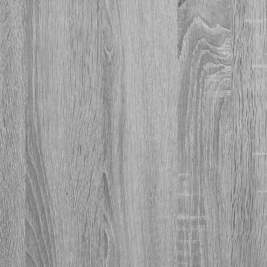 vidaXL Armario lavabo baño madera ingeniería gris Sonoma 80x30x60 cm