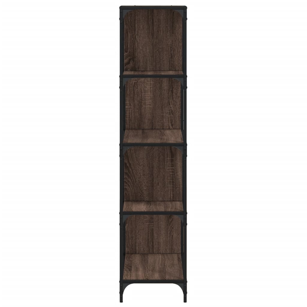 vidaXL Librería de 4 peldaños madera marrón roble 139x33,5x149 cm