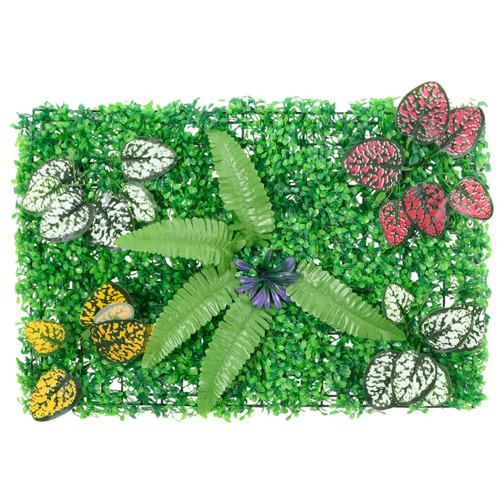  vidaXL Valla de plantas artificiales 6 uds verde 40x60 cm