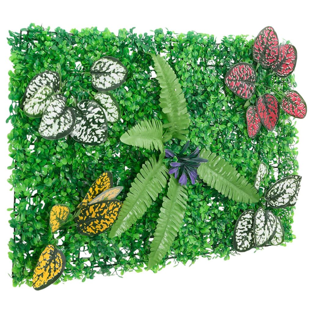  vidaXL Valla de plantas artificiales 6 uds verde 40x60 cm