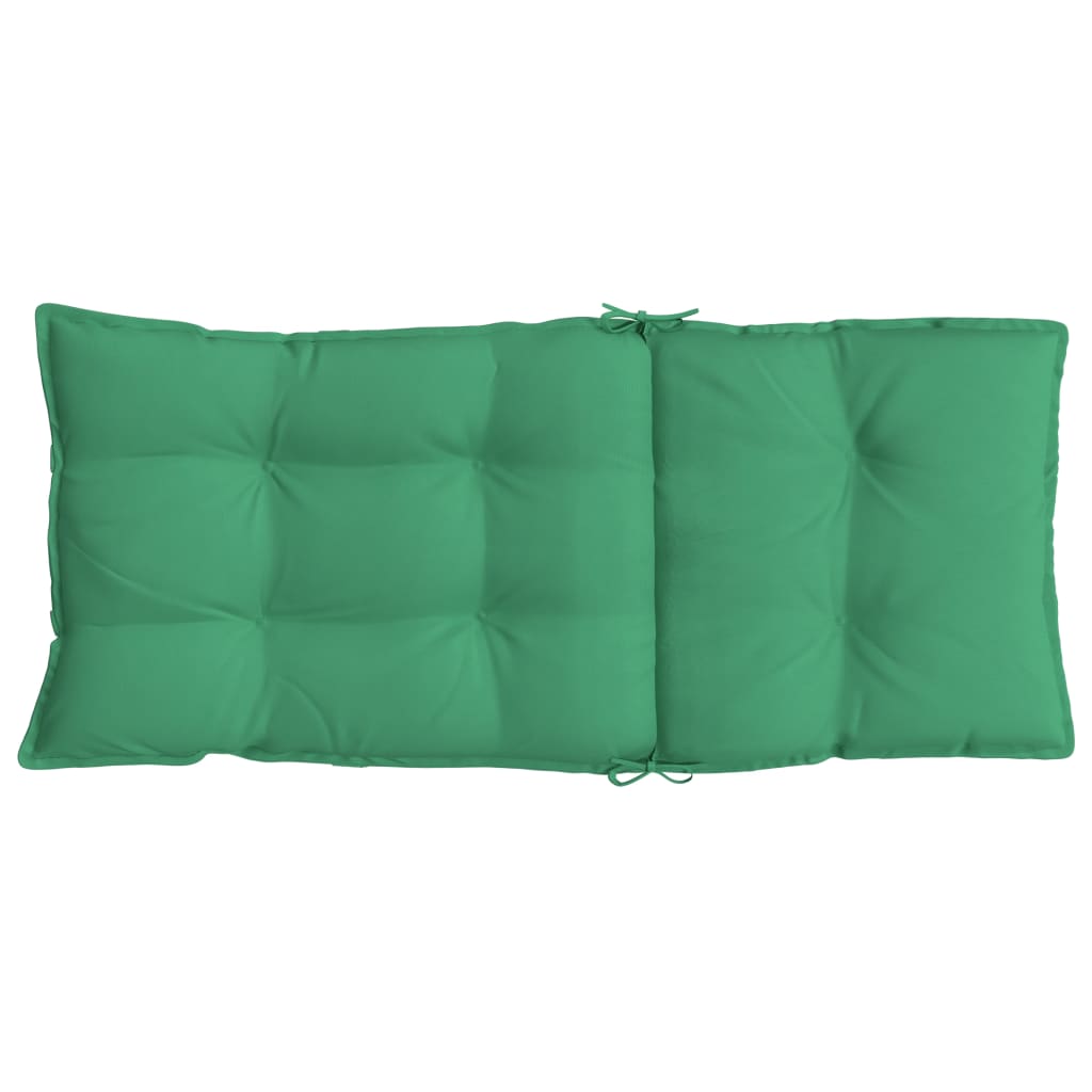 vidaXL Cojines de silla con respaldo alto 6 uds tela Oxford verde