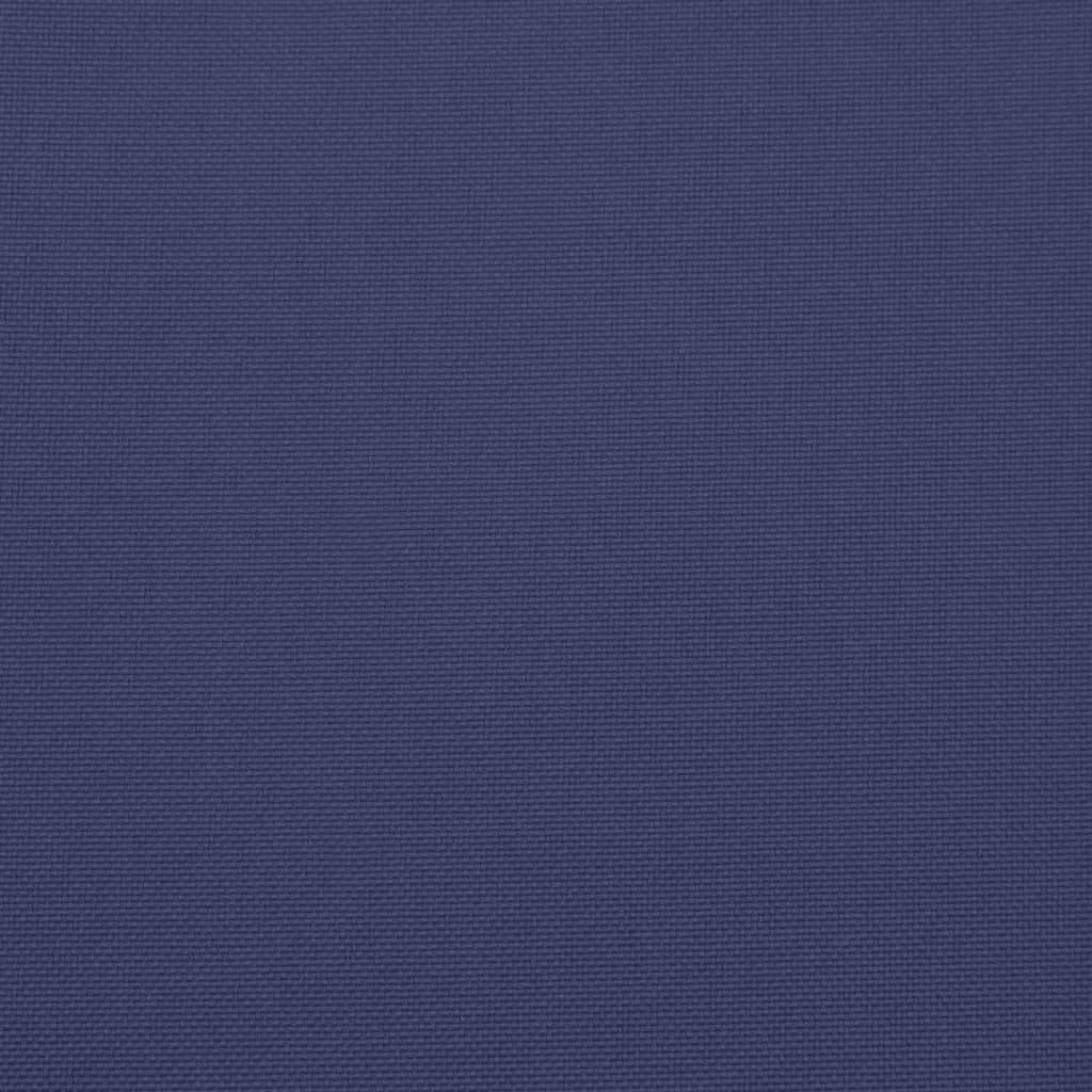 vidaXL Cojines banco jardín 2 uds tela Oxford azul marino 100x50x7 cm