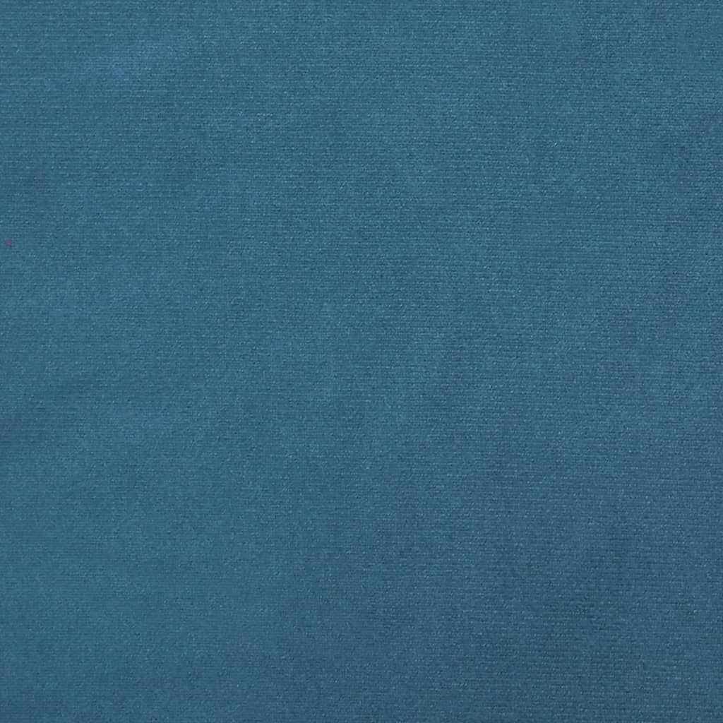 vidaXL Sofá de 3 plazas terciopelo azul