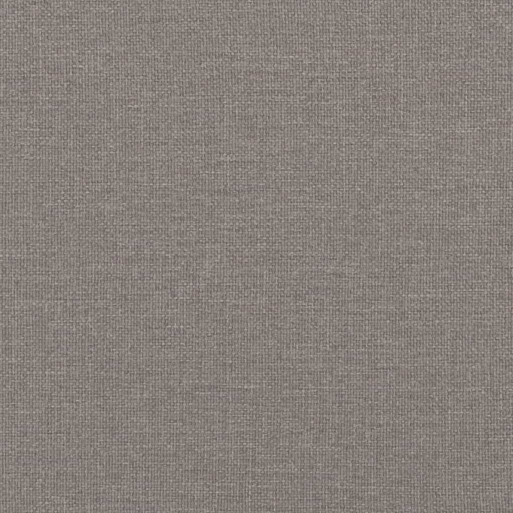 vidaXL Sofá de 3 plazas tela gris taupe