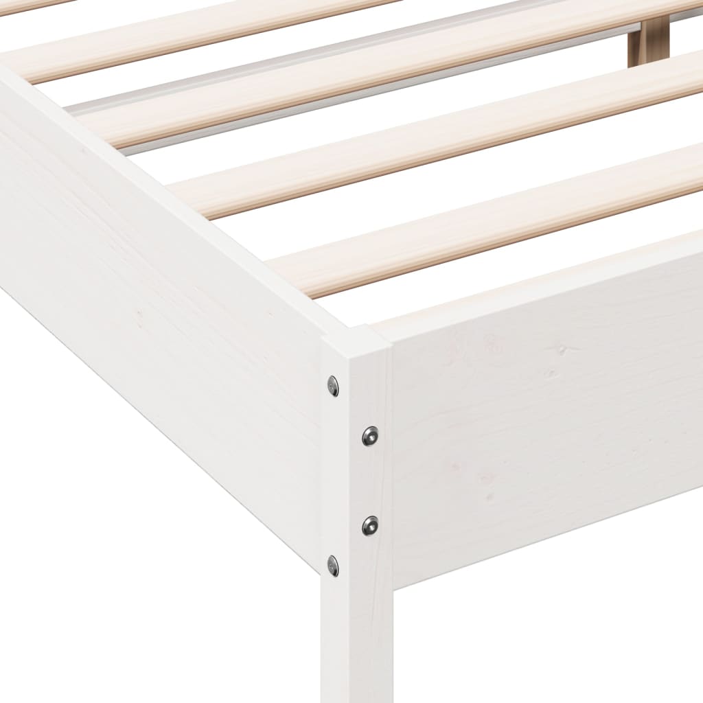 vidaXL Estructura de cama sin colchón madera maciza de pino 160x200 cm