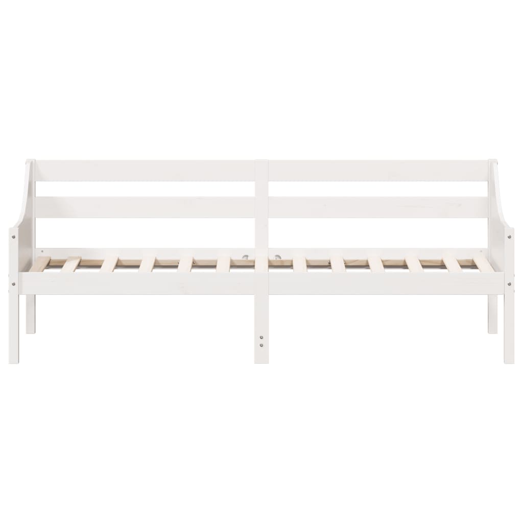 vidaXL Sofá cama sin colchón madera maciza de pino blanco 80x200 cm