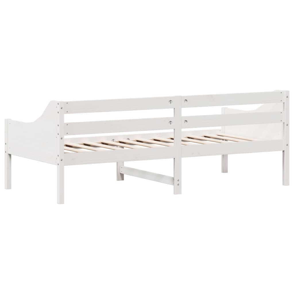 vidaXL Sofá cama sin colchón madera maciza de pino blanco 80x200 cm