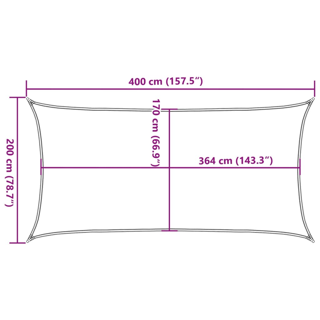 vidaXL Toldo retráctil 100% poliéster oxford arena 4x2 m