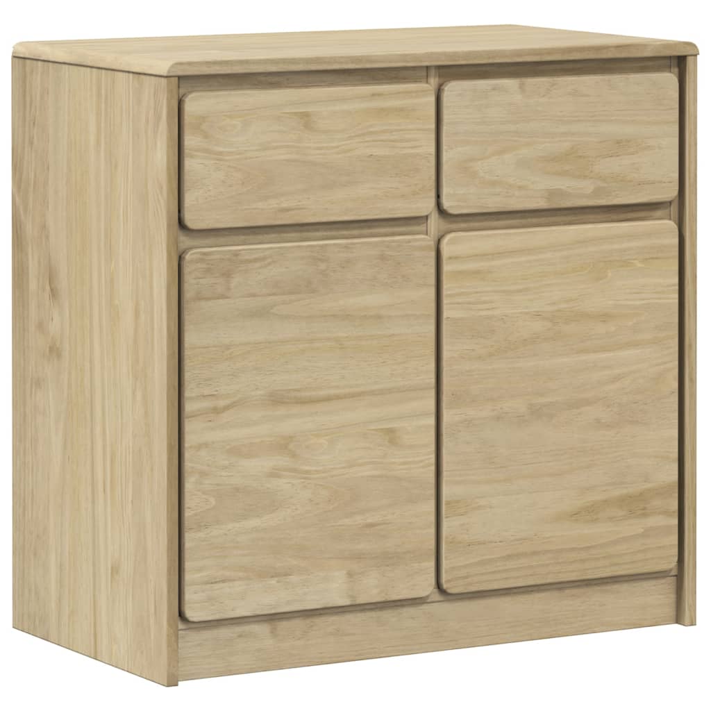 vidaXL Aparador SAUDA madera maciza pino roble 80x43x75,5 cm