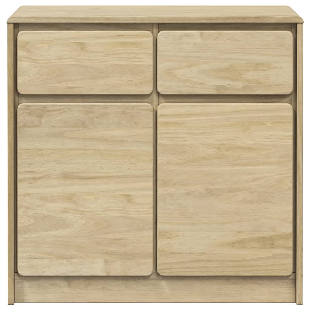 vidaXL Aparador SAUDA madera maciza pino roble 80x43x75,5 cm