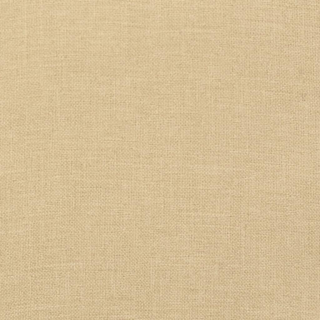 vidaXL Cojines silla respaldo alto 6 uds tela beige melange 120x50x7cm