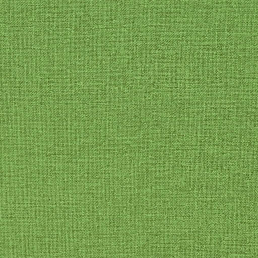 vidaXL Cojines silla respaldo bajo 2 ud tela verde melange 100x50x7 cm