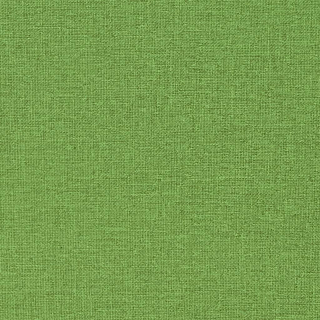 vidaXL Cojines silla respaldo bajo 6 ud tela verde melange 100x50x7 cm