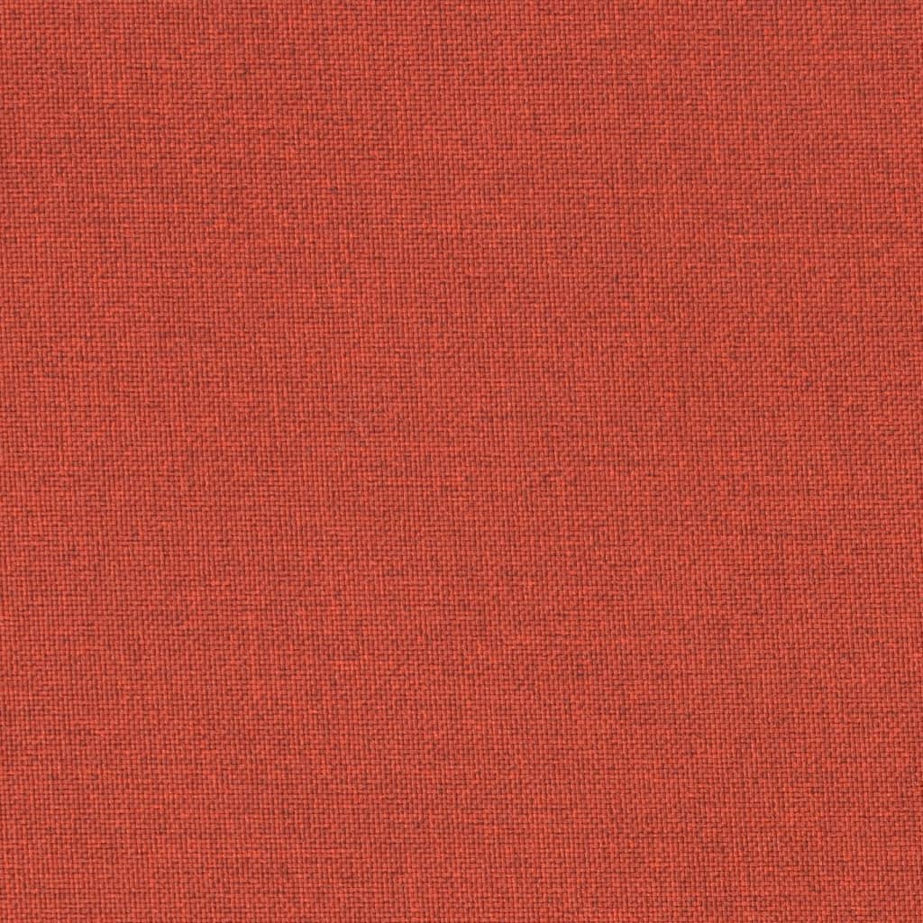 vidaXL Cojines silla respaldo bajo 2 ud tela rojo melange 100x50x7 cm