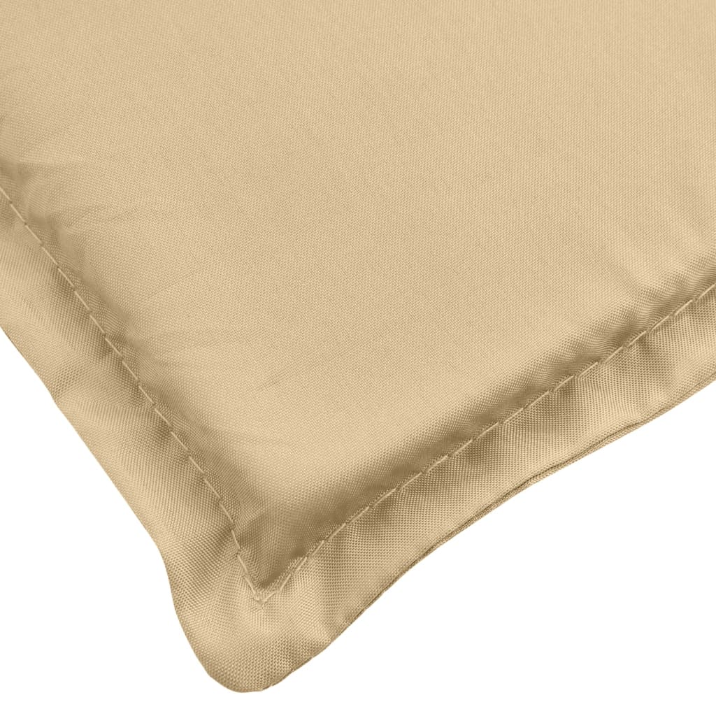 vidaXL Cojines silla respaldo alto 4 uds tela beige melange 120x50x4cm