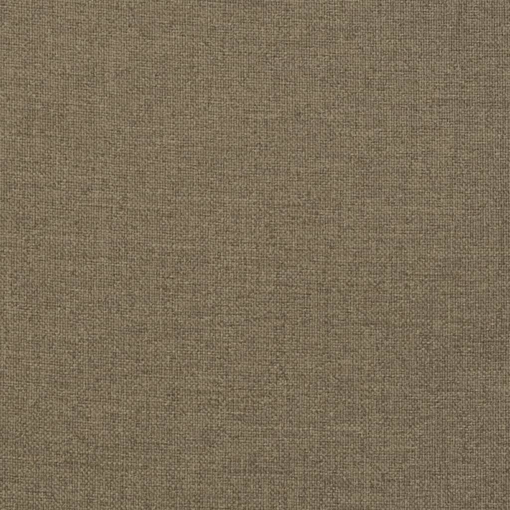 vidaXL Cojines silla respaldo alto 4 uds tela taupe melange 120x50x4cm