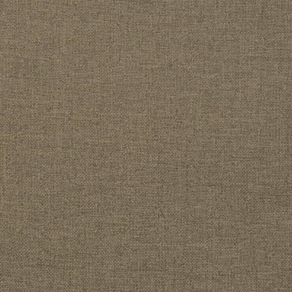 vidaXL Cojines silla respaldo alto 6 uds tela taupe melange 120x50x4cm