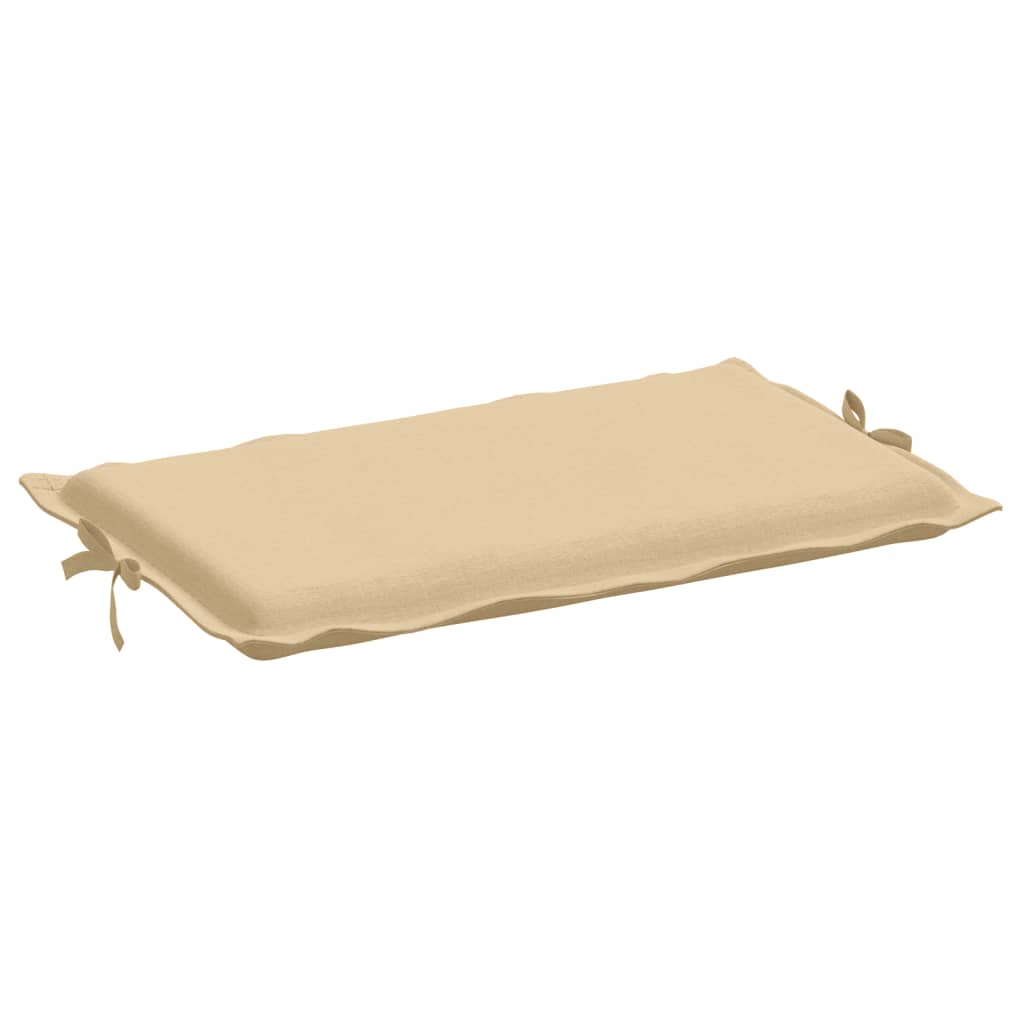 vidaXL Cojín para tumbona tela beige melange 186x58x3 cm