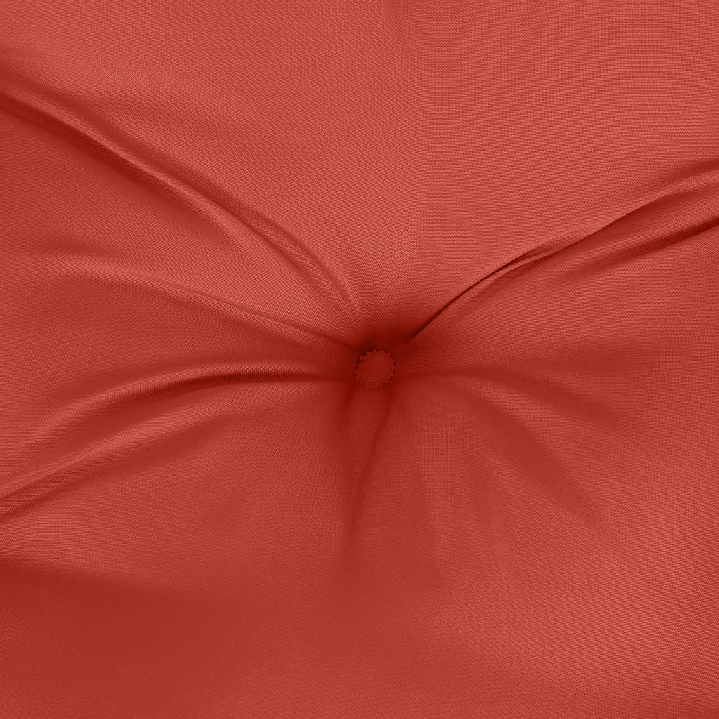 vidaXL Cojín para banco de jardín tela rojo melange 100x50x7 cm