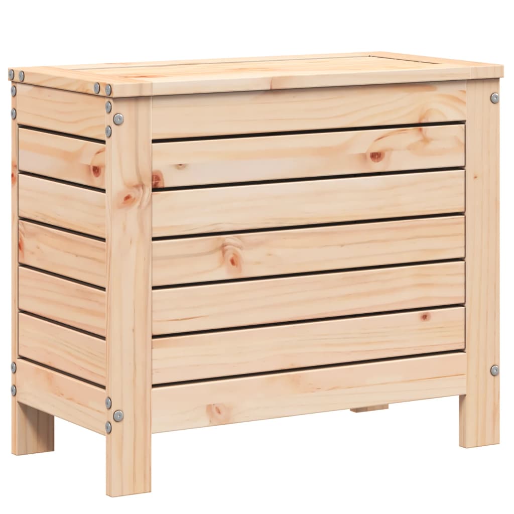 vidaXL Taburete de jardín madera maciza de pino 62x31,5x52 cm