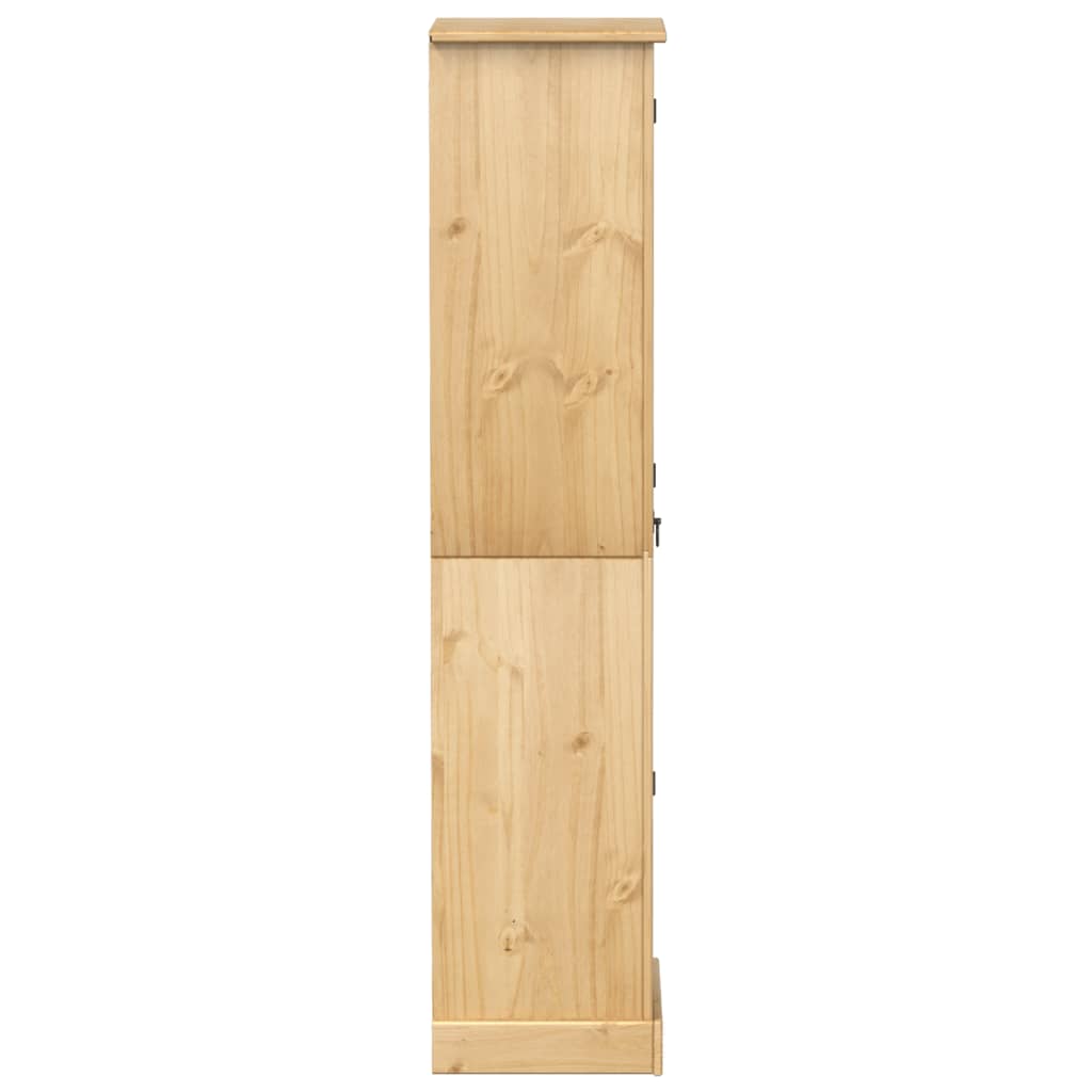 vidaXL Armario Corona madera maciza de pino 55x38x170 cm