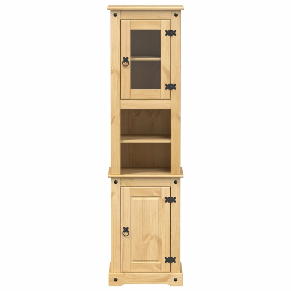 vidaXL Armario de baño «Corona» madera maciza de pino 50x40x185 cm