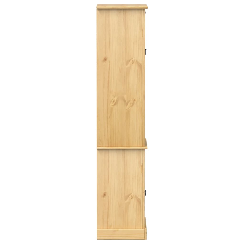 vidaXL Armario de baño «Corona» madera maciza de pino 50x40x185 cm