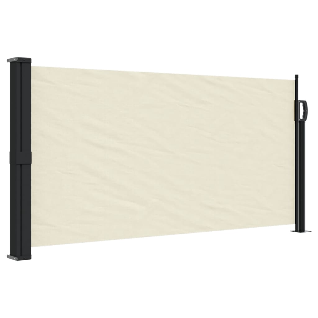 vidaXL Toldo lateral retráctil crema 100x300 cm