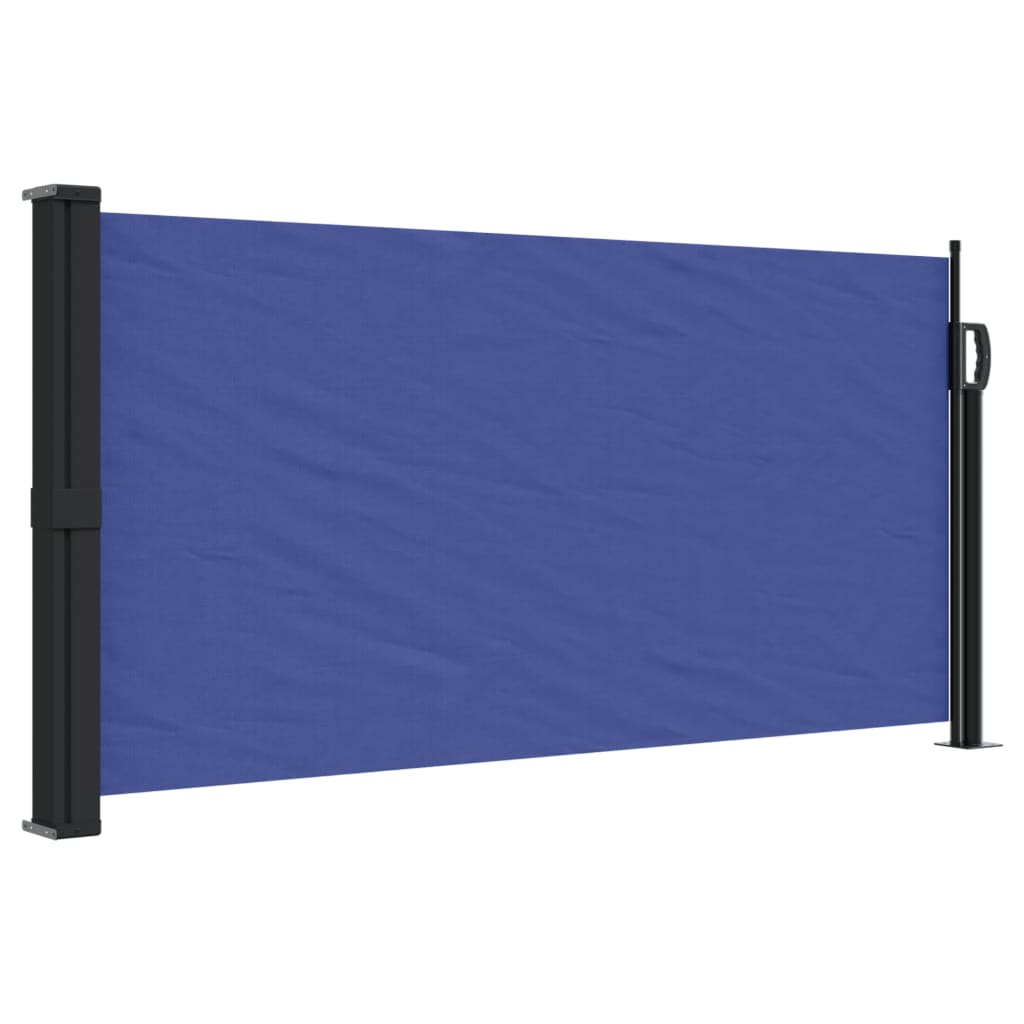 vidaXL Toldo lateral retráctil azul 100x300 cm