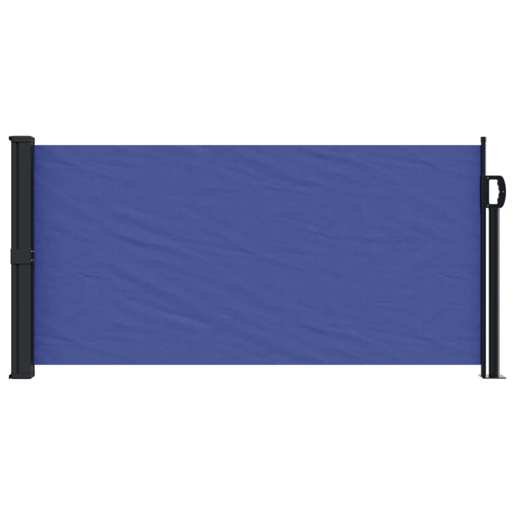 vidaXL Toldo lateral retráctil azul 100x300 cm