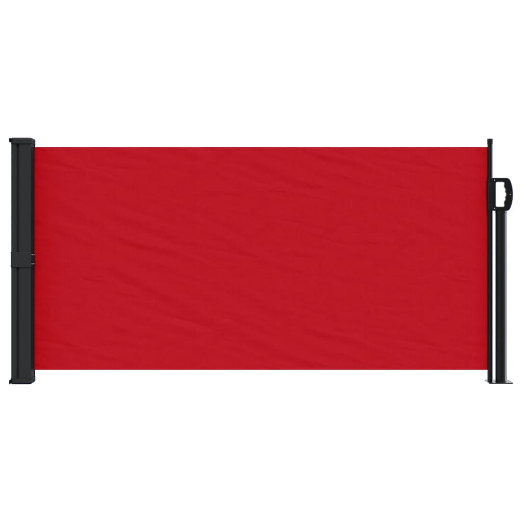 vidaXL Toldo lateral retráctil rojo 100x300 cm