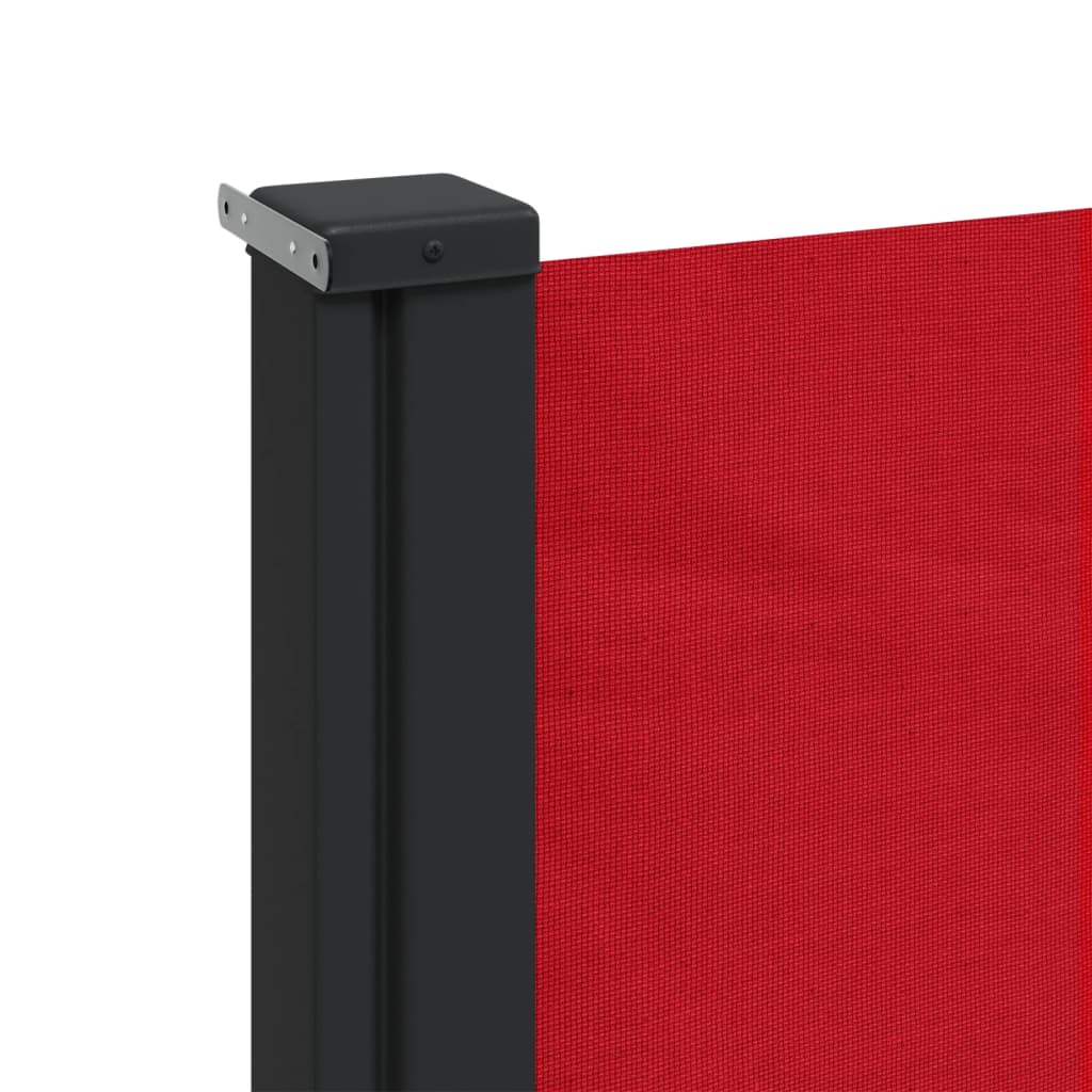 vidaXL Toldo lateral retráctil rojo 100x300 cm